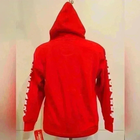 NWT Popularity Products Licensed Red Unisex Lifeguard Hoodie Hooded Sweatshirt - Picture 6 of 12